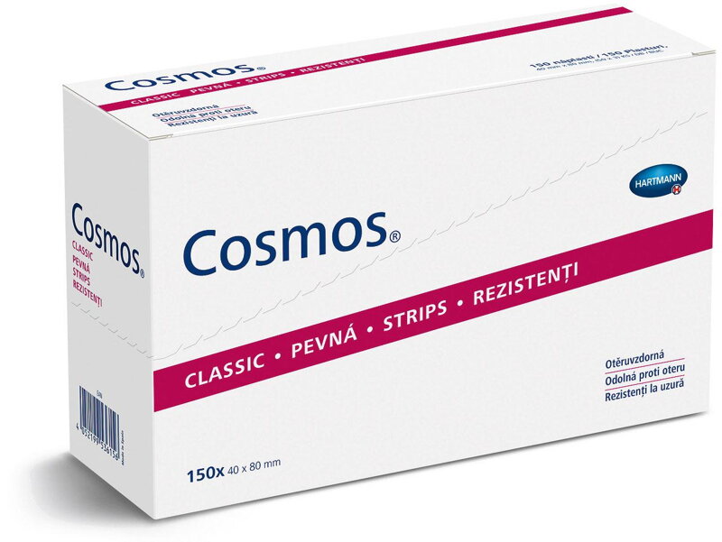 Náplasť Cosmos strip 8x4 cm, bal - 50 stripov - 150 ks