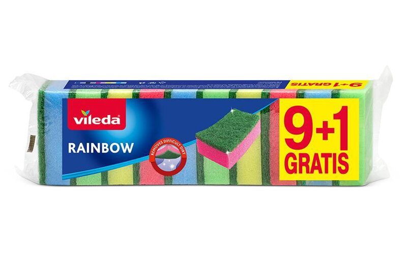 Hubka Vileda Rainbow, bal. 9+1 ks