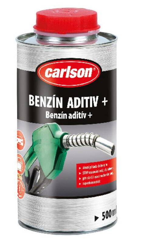 Aditívum do benzínu PLUS Carlson, na auto, 500 ml Aditívum do benzínu PLUS Carlson, na auto, 500 ml