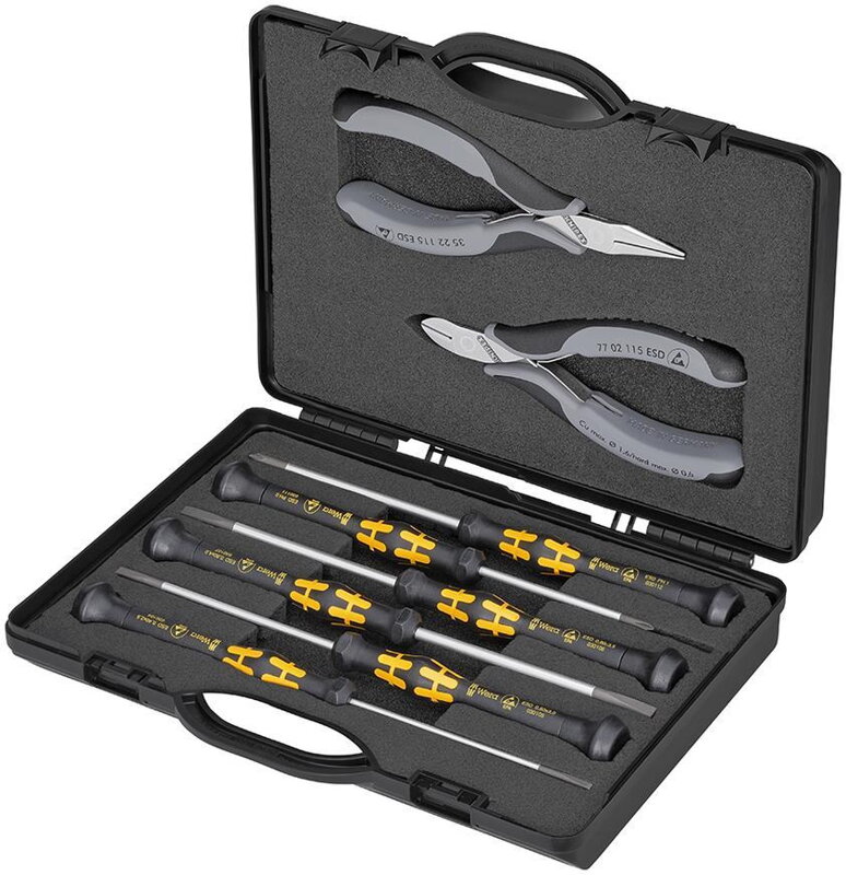 Sada KNIPEX 00 20 18 ESD – pre elektroniku