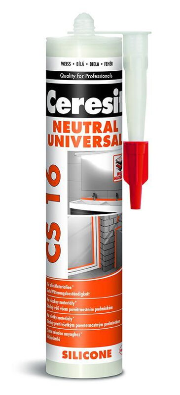 Ceresit CS16 Tmel biely, neutrálny-univerzálny, 280 ml Ceresit CS16 Tmel biely, neutrálny-univerzálny, 280 ml
