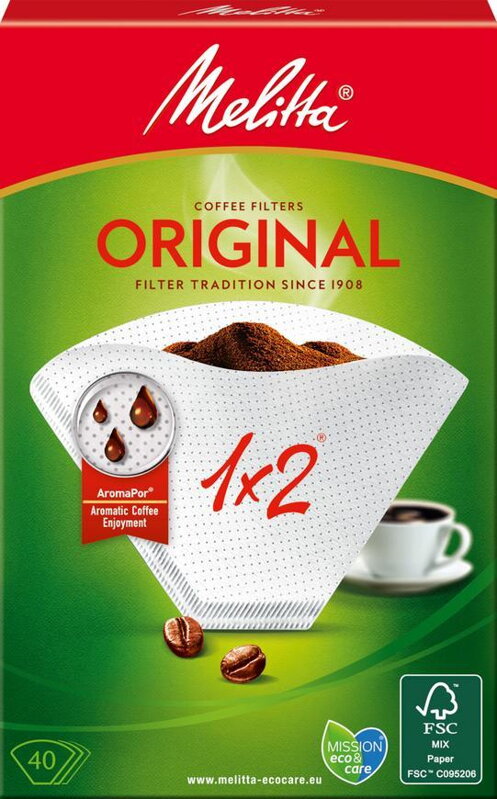 Filter Melitta Original, 1x2/40 ks
