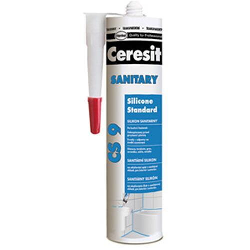 Silikón CERESIT CS9, 280 ml, Sanitárny Standard, biely Silikón CERESIT CS9, 280 ml, Sanitárny Standard, biely