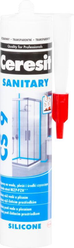 Silikón CERESIT CS9, 280 ml, sanitárny Standard, transparent Silikón CERESIT CS9, 280 ml, sanitárny Standard, transparent
