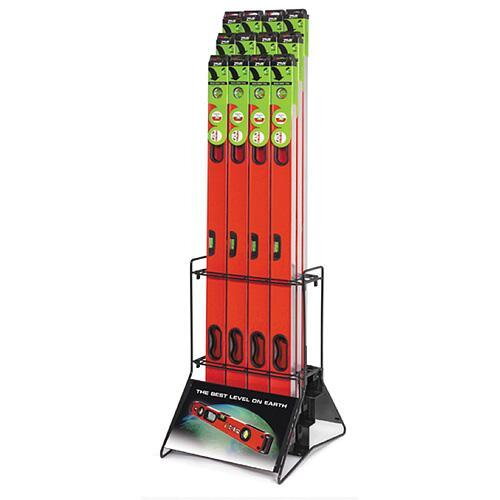 Stojan KAPRO® 781-990-905, na vodováhy, 24 ks, kovový Stojan KAPRO® 781-990-905, na vodováhy, 24 ks, kovový