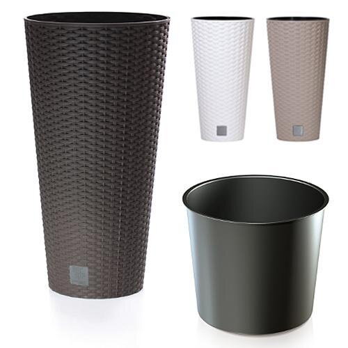 Prosperplast Kvetináč Rato Tubus 250, biely Prosperplast Kvetináč Rato Tubus 250, biely