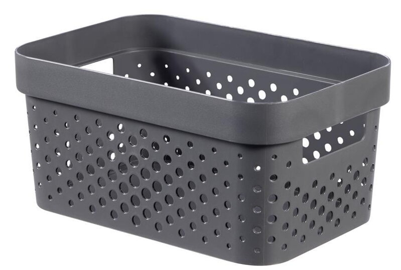 Kôš Curver® INFINITY RECYCLED 4.5L, antracit, 26x12x18 cm Kôš Curver® INFINITY RECYCLED 4.5L, antracit, 26x12x18 cm