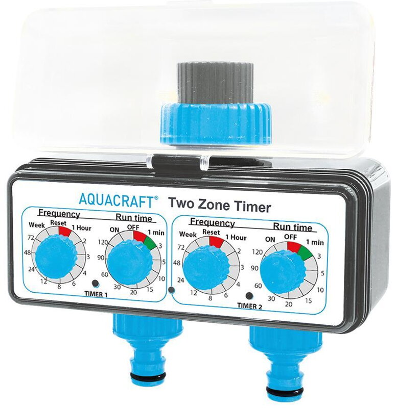 Časovač Aquacraft 290160, 3/4", TwoZone, 2xAA Časovač Aquacraft 290160, 3/4", TwoZone, 2xAA