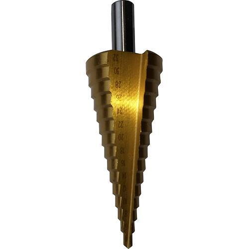 Stupňovitý vrták do kovu SD41 – 4-32 mm, TiN, HSS
