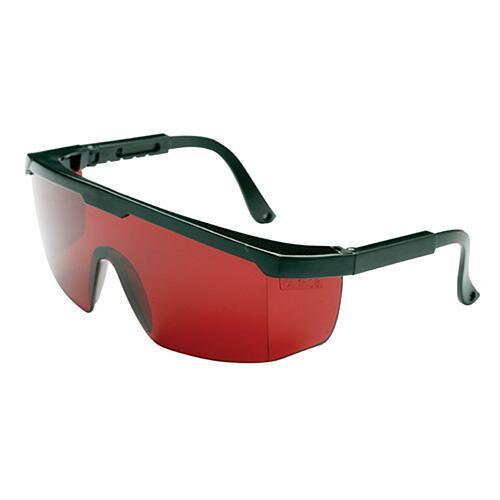 Pracovné ochranné okuliare Safetyco B507, červené, nastaviteľné