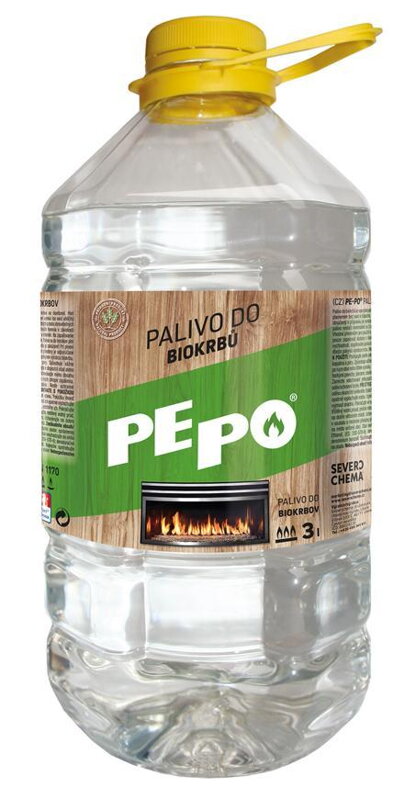 Palivo PE-PO® do biokrbov, 3 lit Palivo PE-PO® do biokrbov, 3 lit