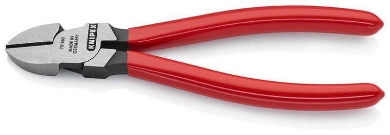 Kliešte KNIPEX 70 01 160 – 160 mm, štikacie, bočné