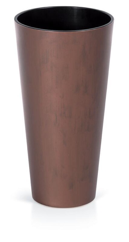 Prosperplast Kvetináč TUBUS Slim Corten 400x762 mm, vzhľad medený, vložka