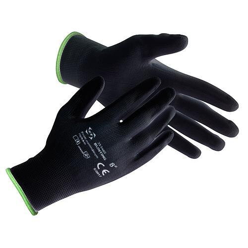 Červa Rukavice BUNTING Black 10 (XL) záhradné, nylon Červa Rukavice BUNTING Black 10 (XL) záhradné, nylon